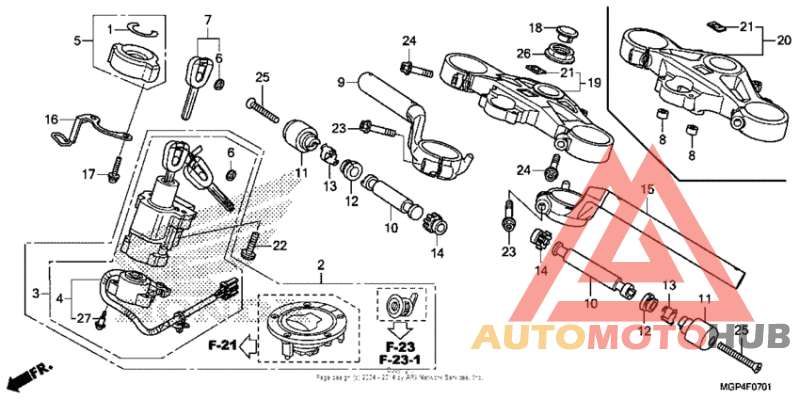 Handlebar + top bridge (2)