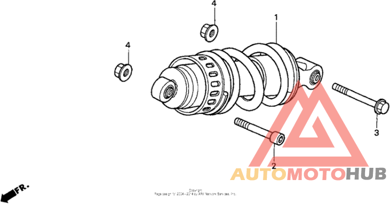 Задние амортизаторы