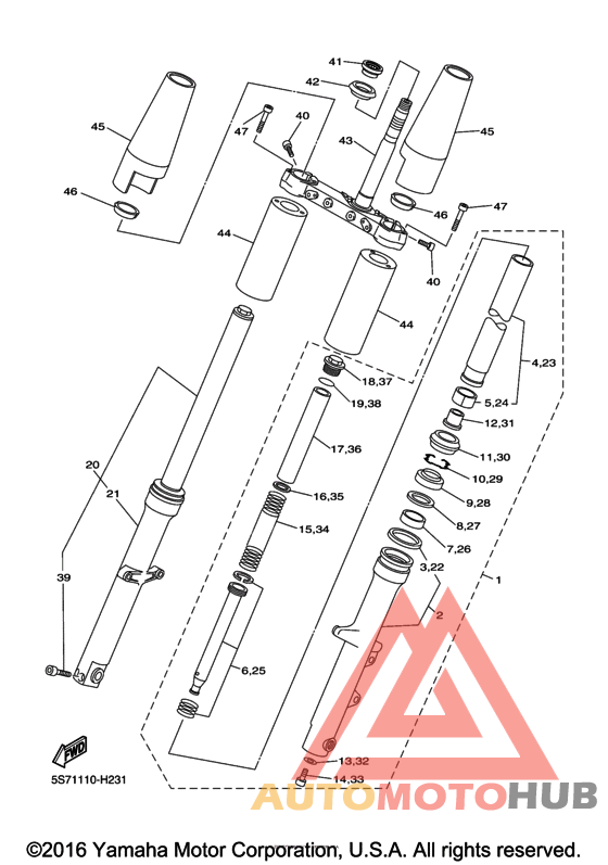 Передняя вилка
