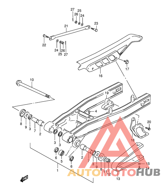 Маятник задний