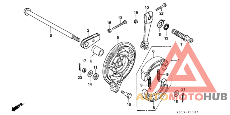 Задний тормоз
