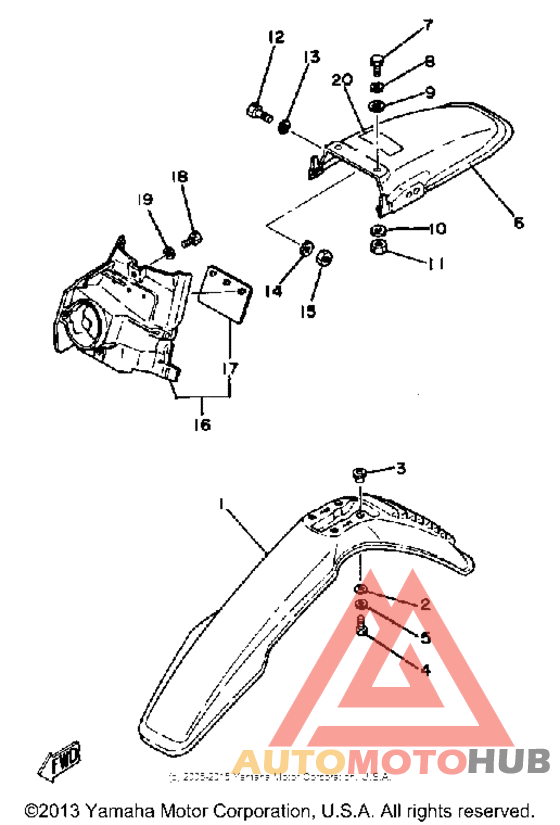 Front fender - rear fender