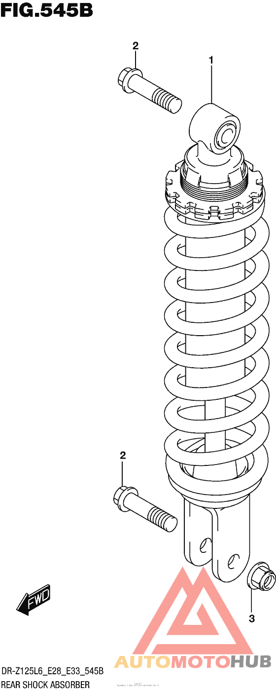 Rear Shock Absorber (Dr-Z125Ll6 E28)