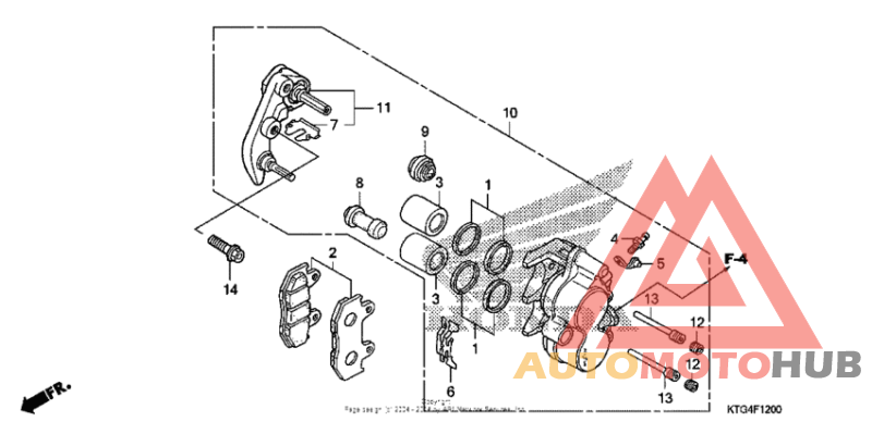 Передний суппорт