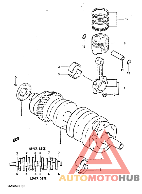Вал коленчатый