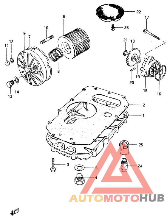 Oil pump - oil filter