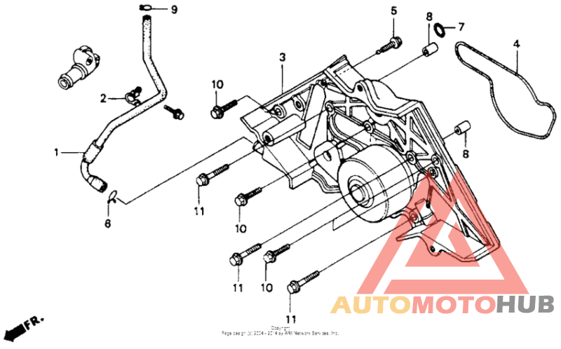Water pump 92-94