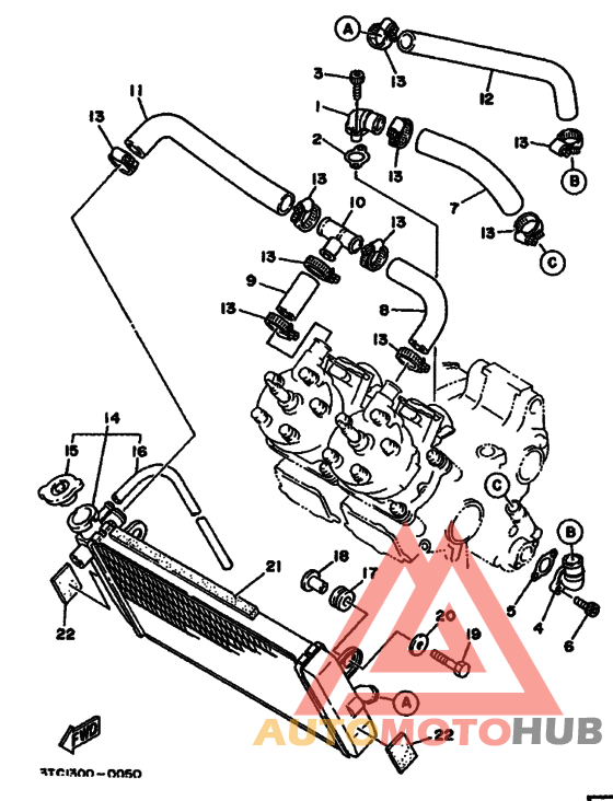 Радиатор и шланг