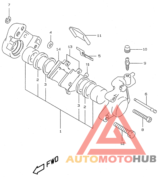 Передний суппорт