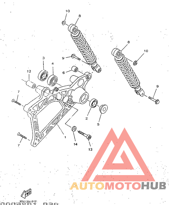 Rear arm. suspension