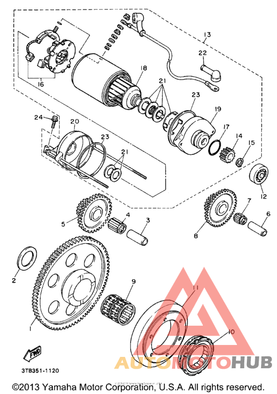 Муфта стартера