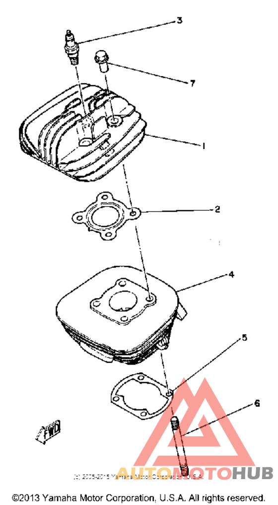 Cylinder head - cylinder