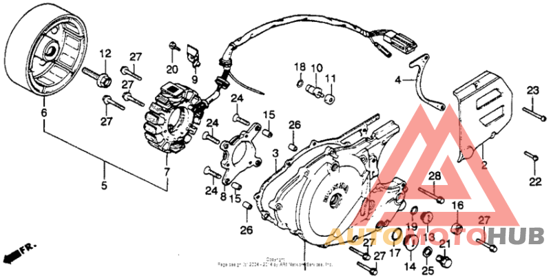 Crankcase cover 82-83