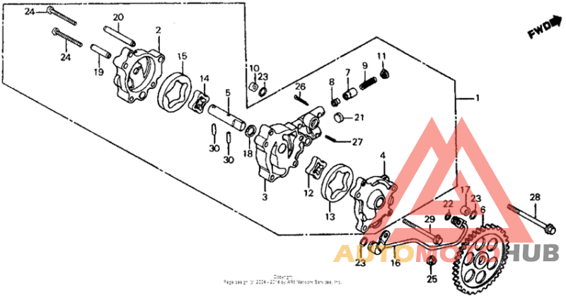 Oil pump 83-84