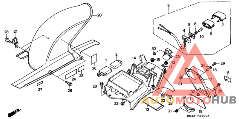 Заднее крыло