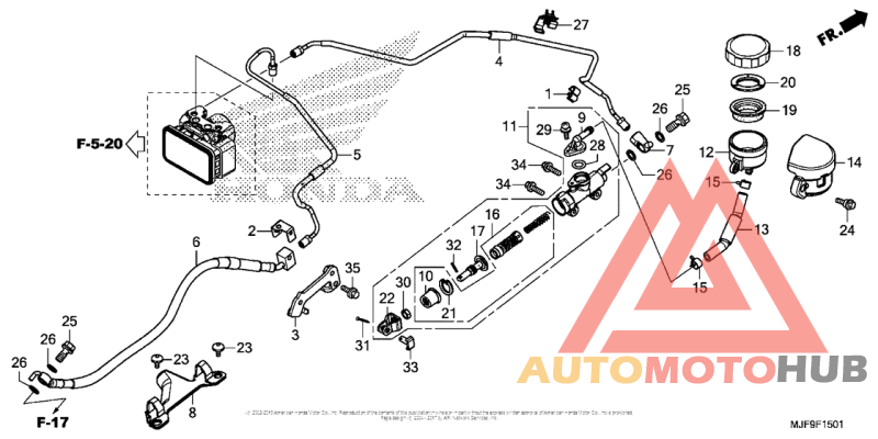 Rear Brake Master Cylinder (2)
