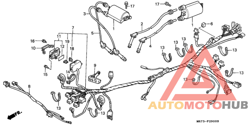 Wire harness/ ignition coil