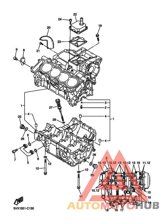 Картер двигателя