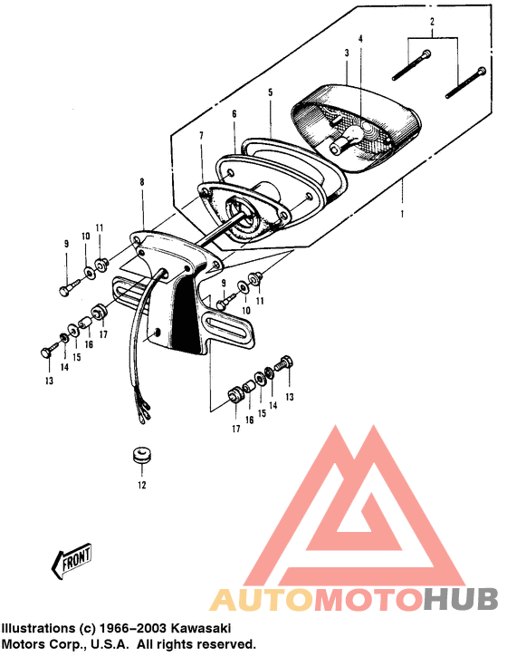 Taillight unit ass`y