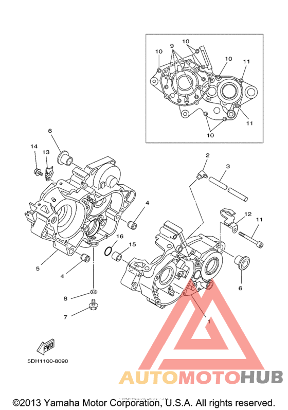 Картер двигателя