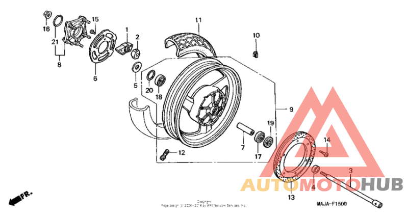 Rear wheel (1)