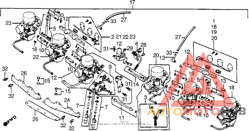 Carburetor assy. link