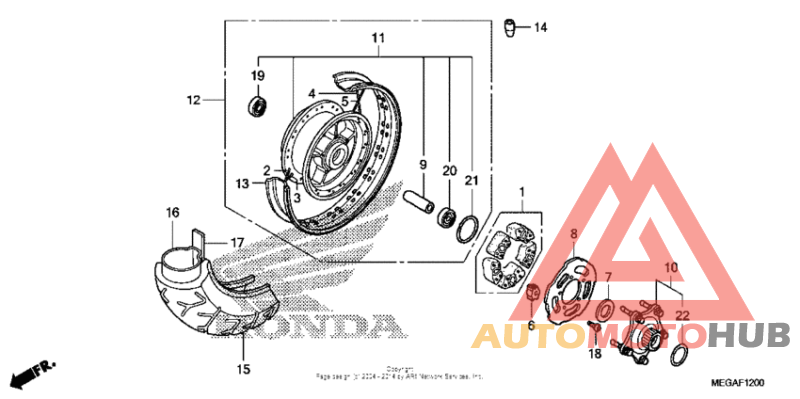 Переднее колесо