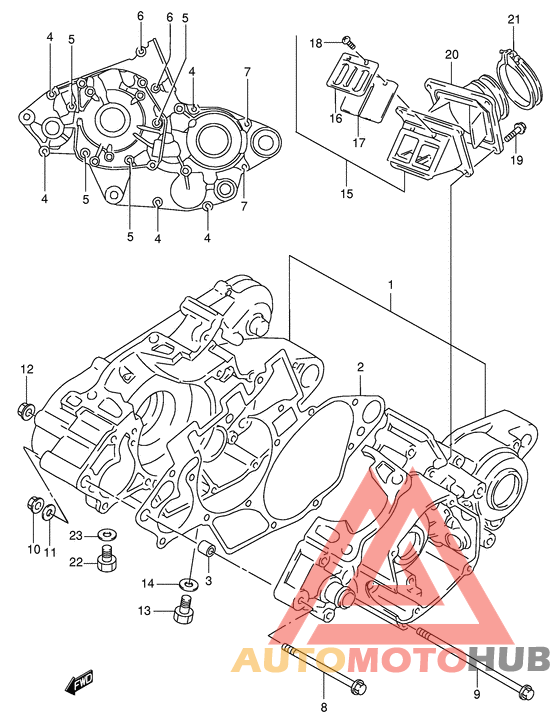 Картер двигателя