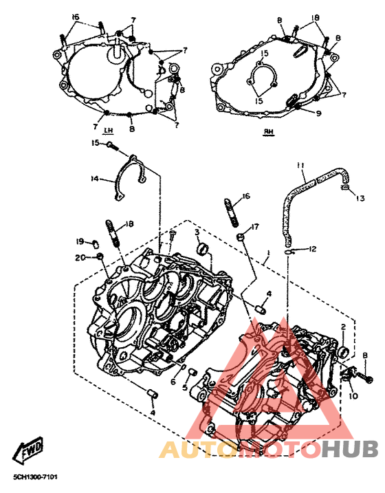 Картер двигателя