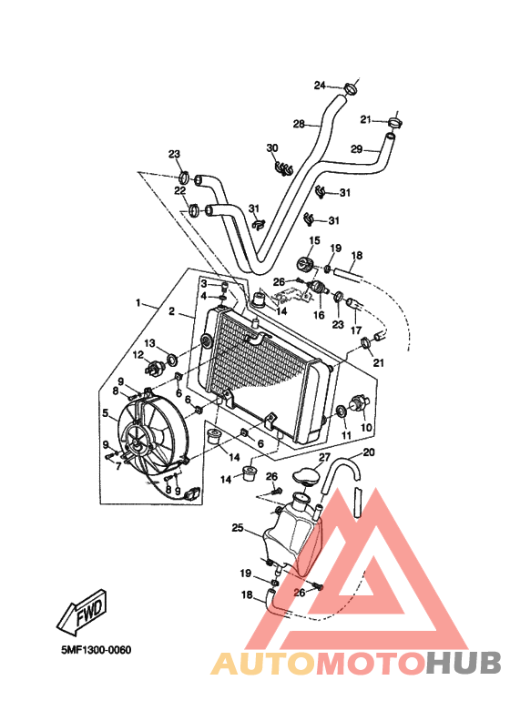 Радиатор и шланг