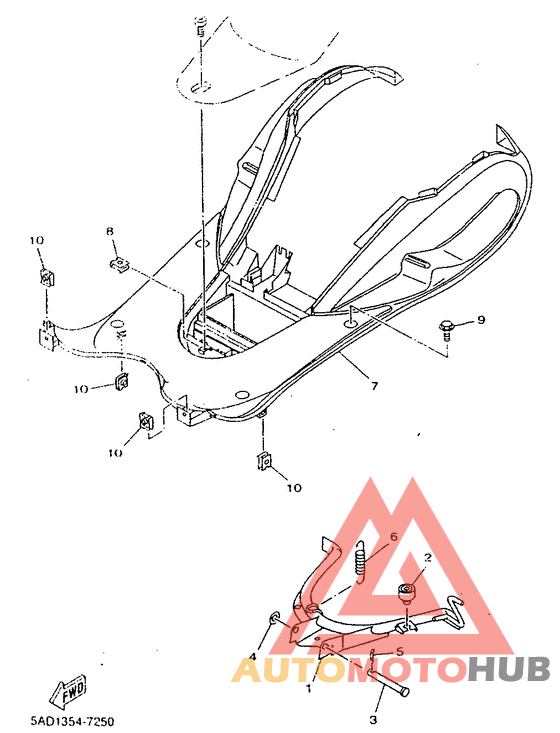 Stand. footrest