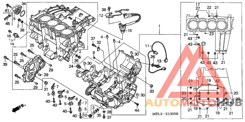 Картер двигателя
