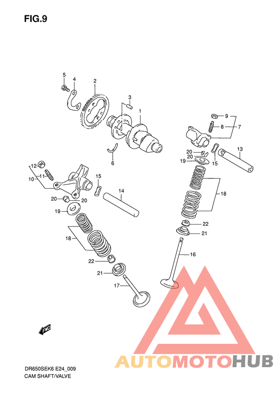 Распределительный вал-клапаны