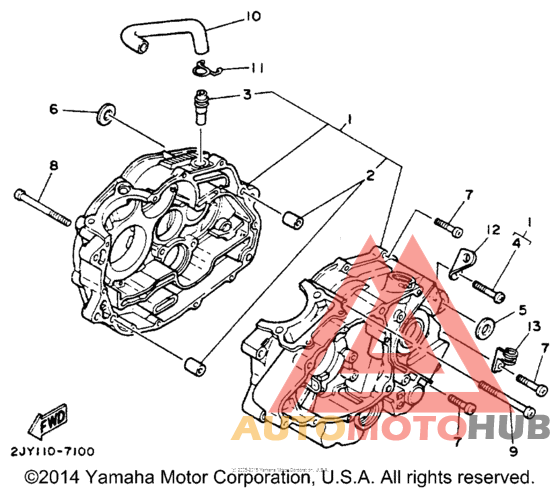 Картер двигателя