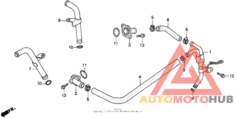 Патрубки охлаждения