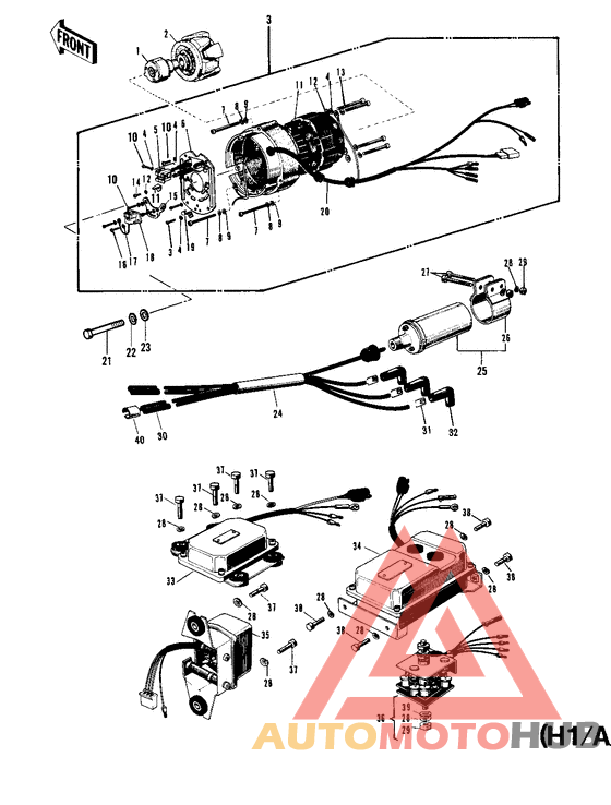 Ignition/generator/regulator
