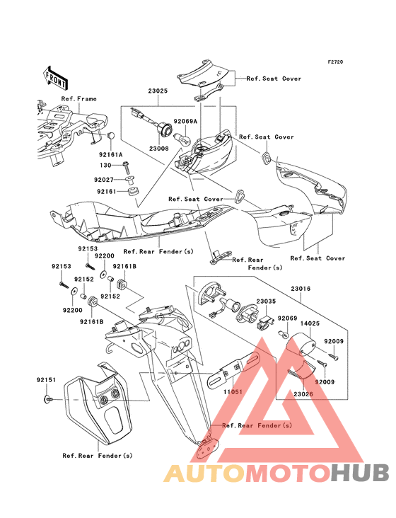 Taillight unit ass`y