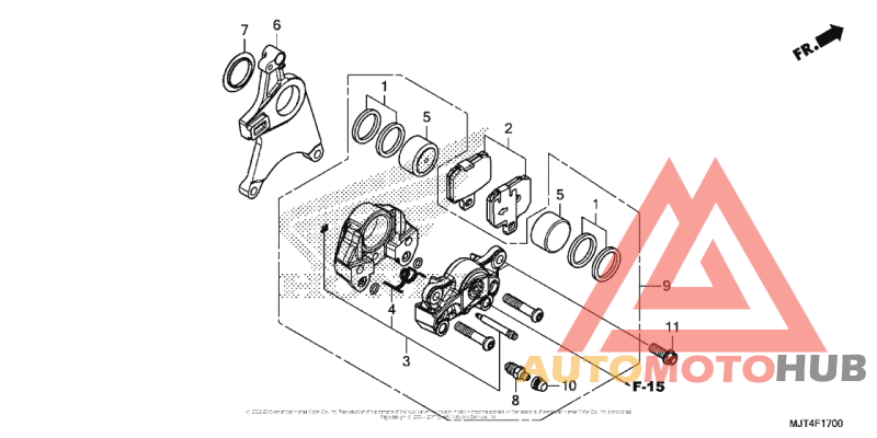 Задний суппорт