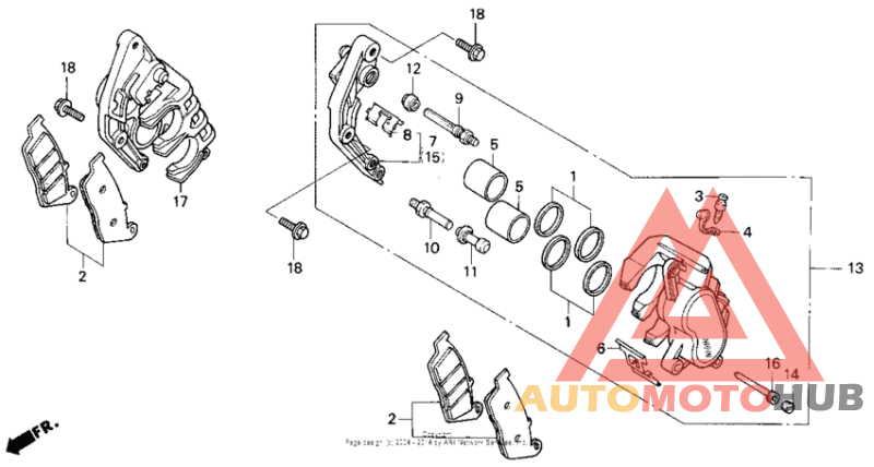 Передний суппорт