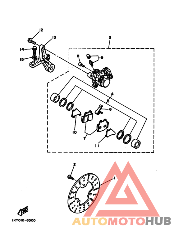 Задний суппорт