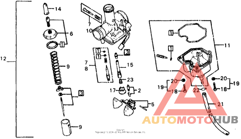 Carburetor (2) 76-78