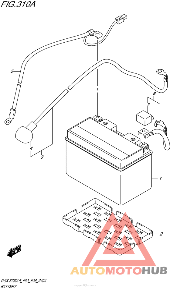 Battery (Gsx-S750L5 E03)