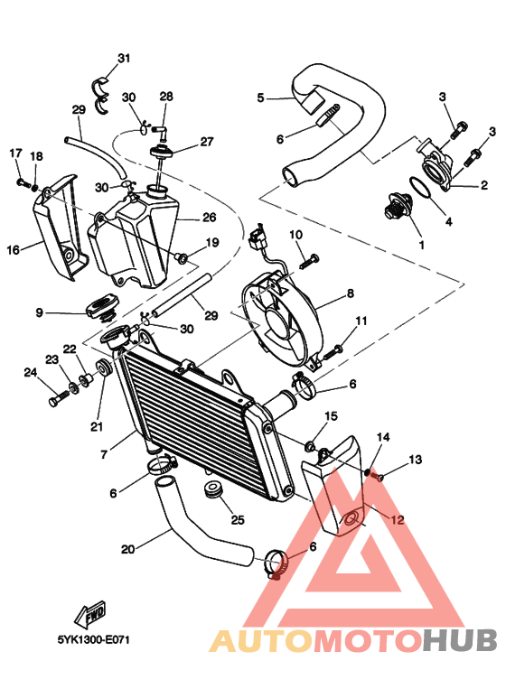 Радиатор и шланг