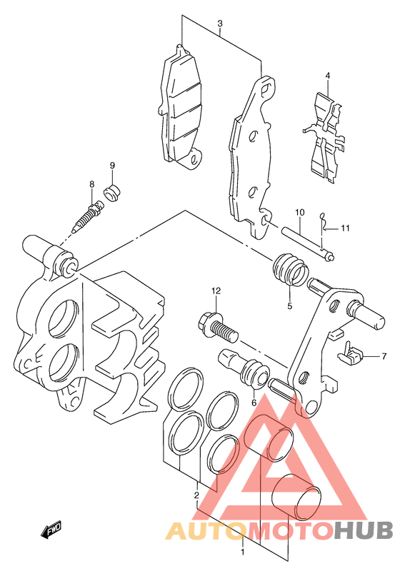 Передний суппорт