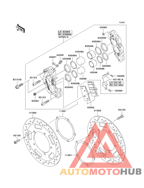 Передний тормоз