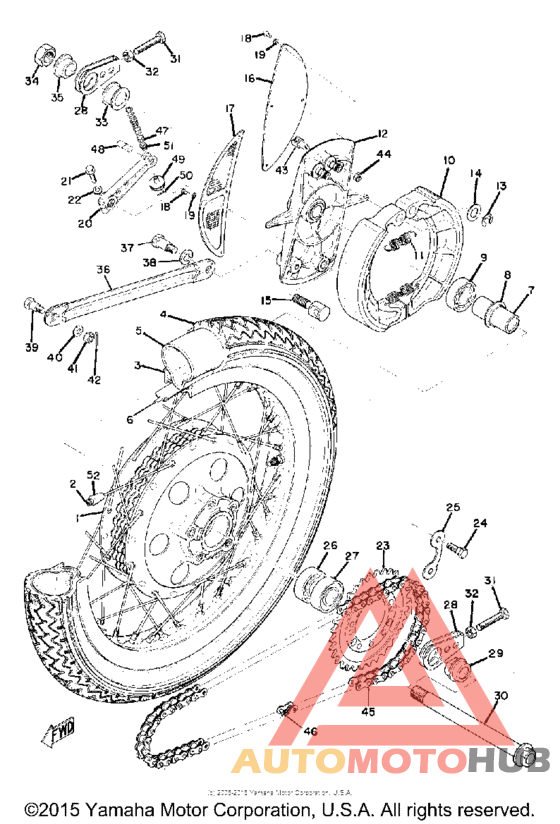 Переднее колесо