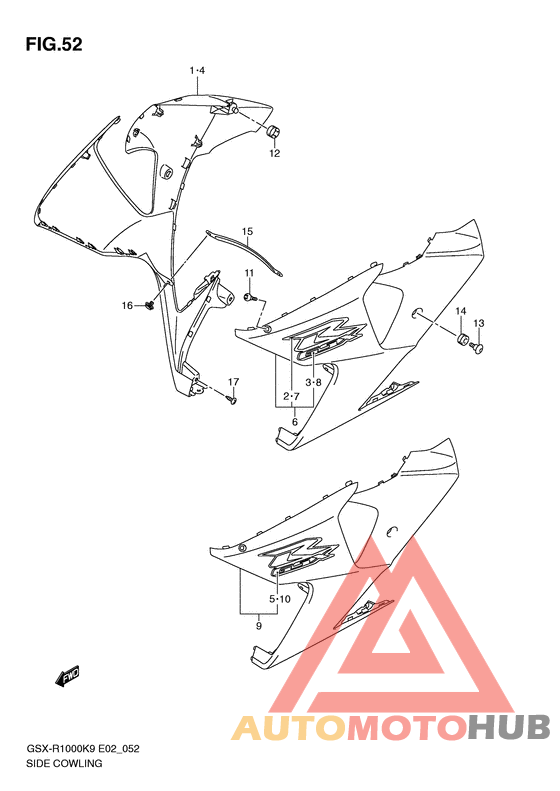 Side cowling