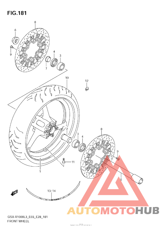 Front Wheel (Gsx-R1000Zl3 E03)