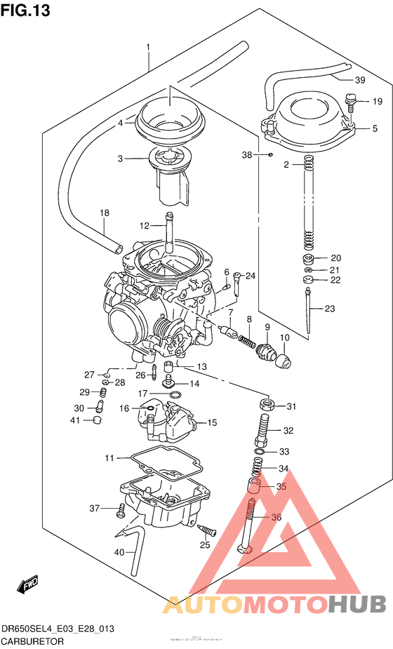 Carburetor (Dr650Sel4 E33)