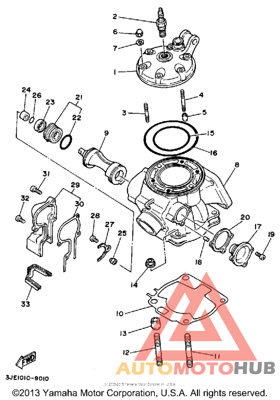 Cylinder head - cylinder